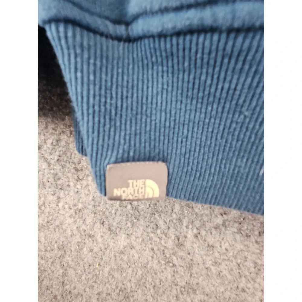 The North Face Mens Large Blue Hoodie Mt Everest  Graphics Excellent 1721